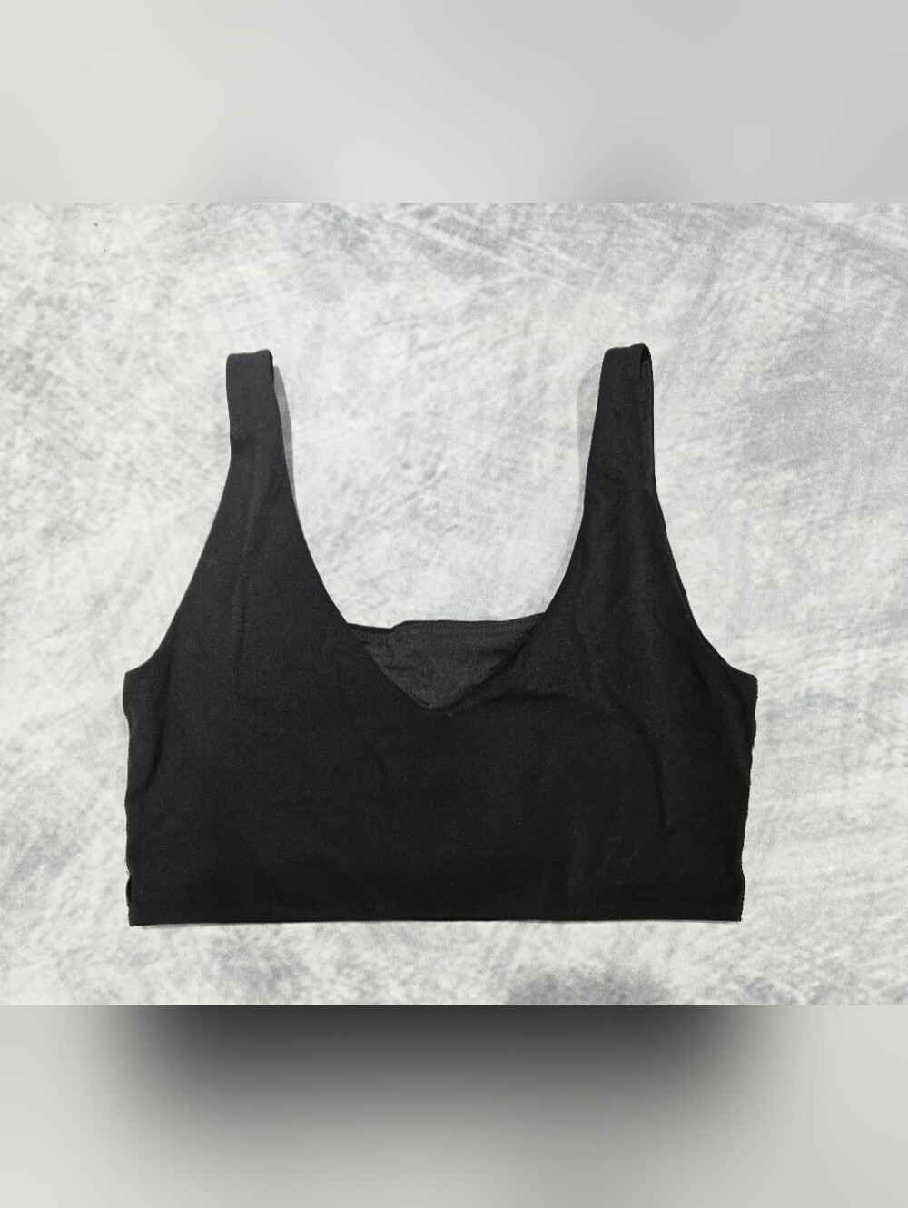Lululemon Size S/M Bend This Scoop and Square Bra Light Support, A-C Cups Black